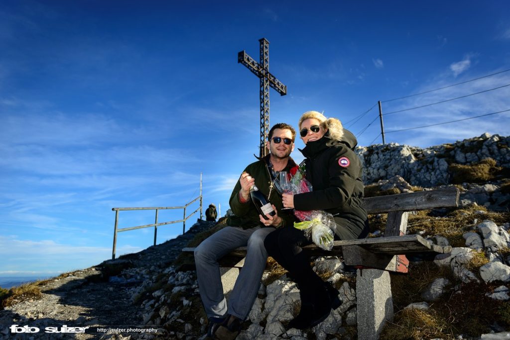 Verlobung Salzburg Untersberg - Engagement & Paar- Fotografie