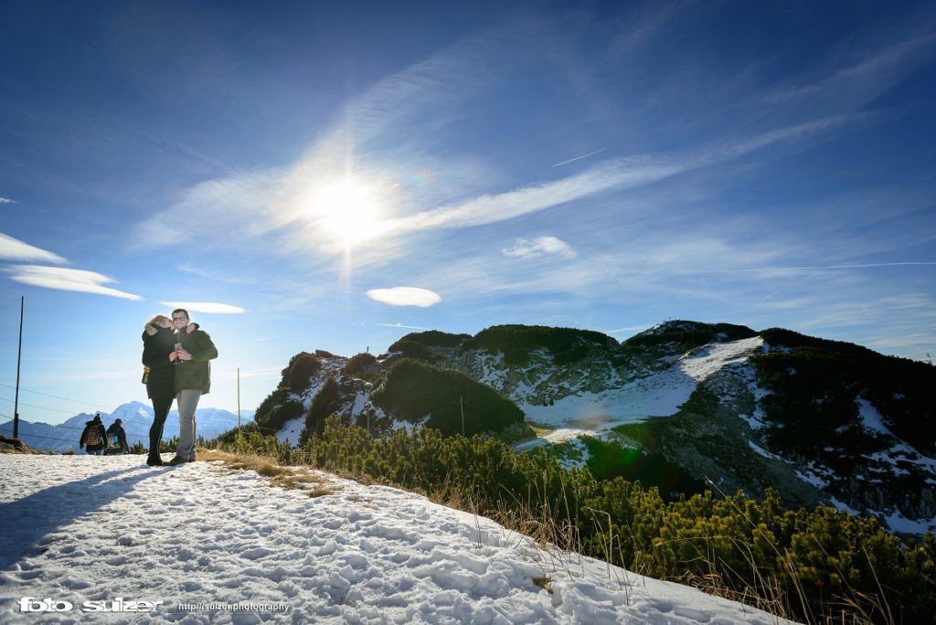 Verlobung Salzburg Untersberg - Engagement & Paar- Fotografie