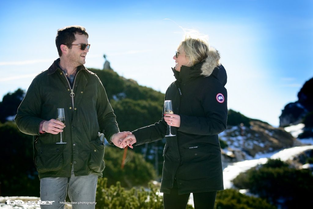 Verlobung Salzburg Untersberg - Engagement & Paar- Fotografie