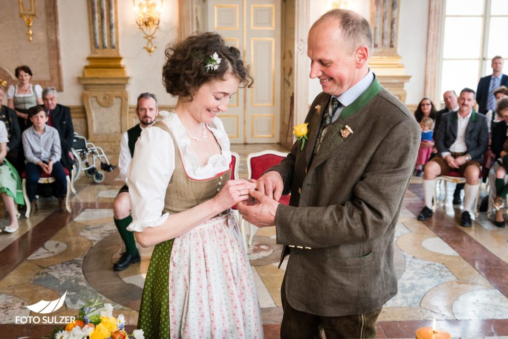 Hochzeit Mirabell Salzburg Ringtausch