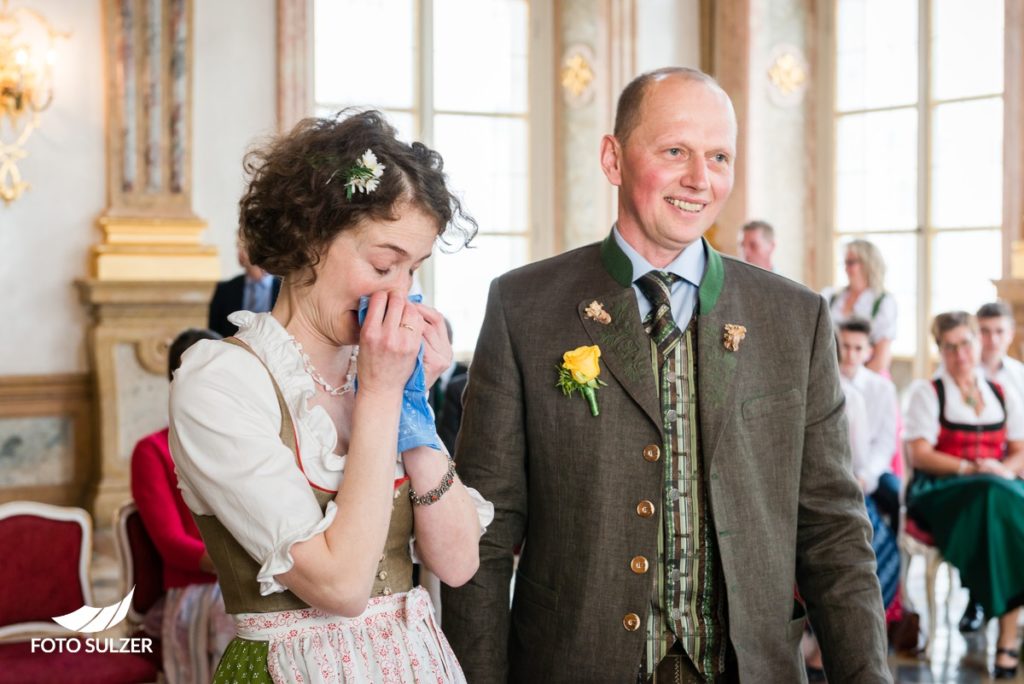 Hochzeit Mirabell Salzburg Tränen des Glücks