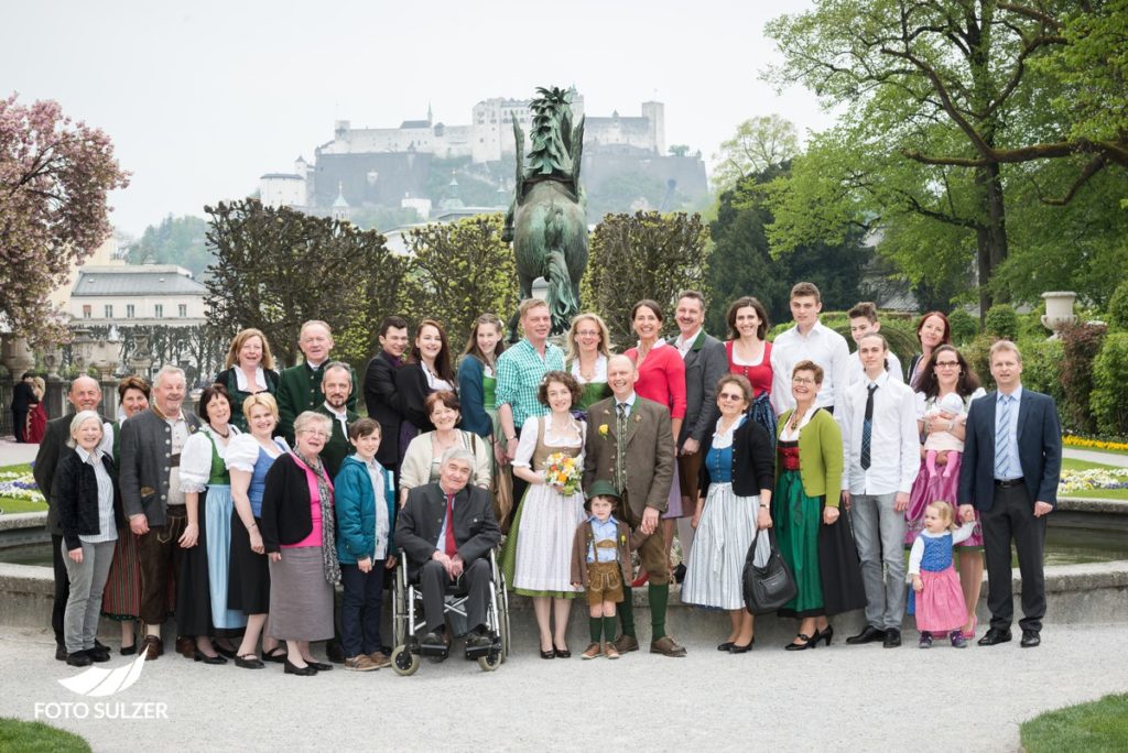 Hochzeit Mirabell Salzburg Gruppe