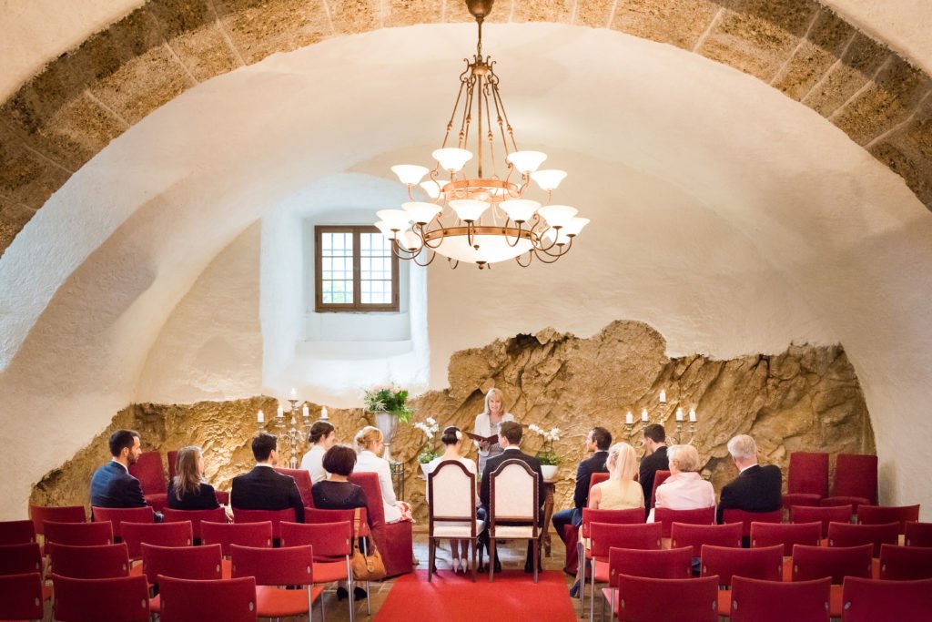 Hochzeit Schloss Mattsee Gewölbe im Tassilo Saal